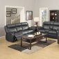 Domino Motion Sofa & Loveseat Set in Carbon by Klaussner