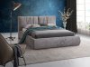 Onfroi Upholstered Bed BD02425Q in Gray Fabric by Acme