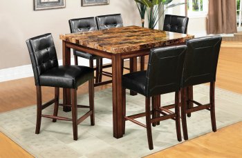 CM3868PT-44 Rockford II 5Pc Counter Height Dinette Set [FADS-CM3868PT-44 Rockford II]