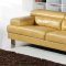 Beige Full Italian Leather Modern Living Room Sofa w/Options