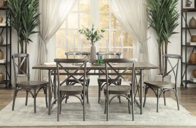 Springer Dining 7Pc Set 5608-76 in Gray by Homelegance