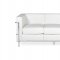 F02 Nube Sofa in White Leather by At Home USA w/Options