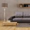 Talia Sectional Sofa in Grey Fabric by ESF w/Bed