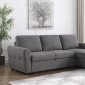 Samantha Sleeper Sectional Sofa 511088 in Gray Fabric by Coaster