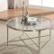 Helge Coffee Table 83025 in Chrome by Acme w/Options