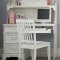 Arielle Youth Bedroom 352-YBR 4Pc Set in Antique White Liberty