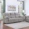 Gilson Motion Sofa 602551 Gray Fabric by Coaster w/Options