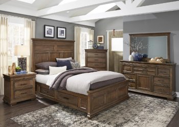 Narcine Bedroom Set 292B in Weathered Gray by Homelegance [HEBS-292B-Narcine Set]