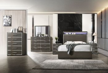 Escher Bedroom 27650 in Gray Oak by Acme w/Options [AMBS-27650 Escher]