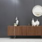 Struttura Large Buffet in Walnut Veneer by Whiteline Imports