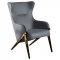 Walker Accent Chair Set of 2 903053 Slate Leatherette by Coaster