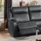 Yerba Recliner Sofa 9990GY in Dark Gray by Homelegance w/Options