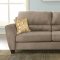 Sage Microfiber Modern Living Room w/Super-Soft Pub Back Pillows