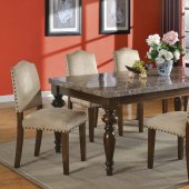 Bandele Dining Table 70380 in Walnut by Acme w/Options