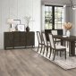 Kelly Dining Set 5Pc 107961 in Dark Gray by Coaster w/Options