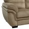 Jaya Sofa CM6503LB in Light Brown Microfiber Fabric w/Options