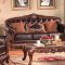 Stephany Traditional Sofa in Bonded Leather w/Optional Items