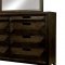 Nikomedes CM7557 Bedroom in Espresso w/Bookcase Headboard