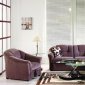 Stylish Brown Fabric Sectional Sofa w/Sleeper & Storage Unit