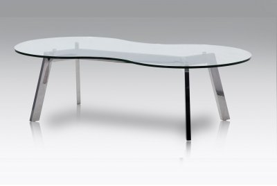 Corso Coffee Table w/Clear Glass Top by J&M Furniture