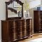 Davina Bedroom 1837 in Brown Cherry by Homelegance w/Options