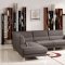 Navarro Sectional Sofa 1612 in Brown Fabric by VIG