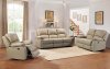 Winnfield Power Motion Sofa & Loveseat Set Taupe Leather Italia