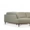 Tampa Sectional Sofa 54975 Airy Green Leather by Mi Piace