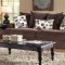 Bella Chocolate Fabric Living Room Sofa & Loveseat Set