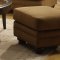 Lush Pecan Velvet Classic Sofa w/Bun Feet & Optional Items