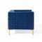 Resonate Accent Chair in Navy Velvet by Modway