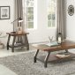 Holverson Coffee Table 3Pc Set 1715 Rustic Acacia by Homelegance