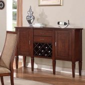 70624 Shelton Server in Walnut by Acme w/Wine Rack