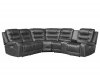 Putnam Power Motion Sectional Sofa 9405 in Gray by Homelegance