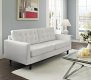 Empress Sofa in White Bonded Leather by Modway w/Options