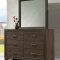 Cyrille Bedroom Set 5Pc 25850 in Walnut by Acme w/Options