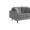 Rand Sofa & Loveseat Set 9329GY in Grey Velvet by Homelegance