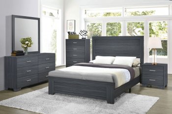 Julian 5Pc Bedroom Set 223151 in Dark Gray Oak by Coaster [CRBS-223151-Julian]