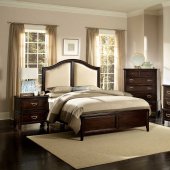 2126N Beaux Bedroom by Homelegance in Dark Cherry w/Options