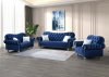 U4422 Sofa in Navy Velvet by Global w/Options