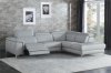 Cinque Power Recliner Sectional 8256GY - Light Gray -Homelegance