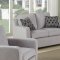 504031 Charlotte Sofa in Light Grey Fabric by Coaster w/Options