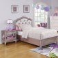 Caroline 400890 Kids Bedroom 4Pc Set in Metallic Lilac w/Options