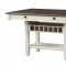 Willow Bend Counter Ht Dining Table 5627W-36 in Antique White