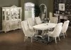 Genuine Marble Top Ivory White Classic 7Pc Dining Set w/Options