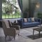 Selegno Melson Navy Sofa Bed in Fabric by Istikbal w/Options