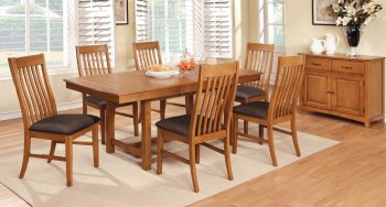 CM3883T Oaks Dining Table in Oak w/Options [FADS-CM3883T Oaks]