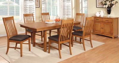 CM3883T Oaks Dining Table in Oak w/Options