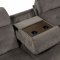 Avia Motion Sectional CM6597 in Gray Linen-Like Fabric