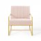 Inspire Accent Chair in Pink Velvet by Modway